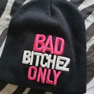 Baddies Only Skull Hat black